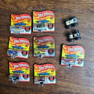 World's Smallest Toys 7 Hot Wheels Cars & 2 Monster Trucks Bundle